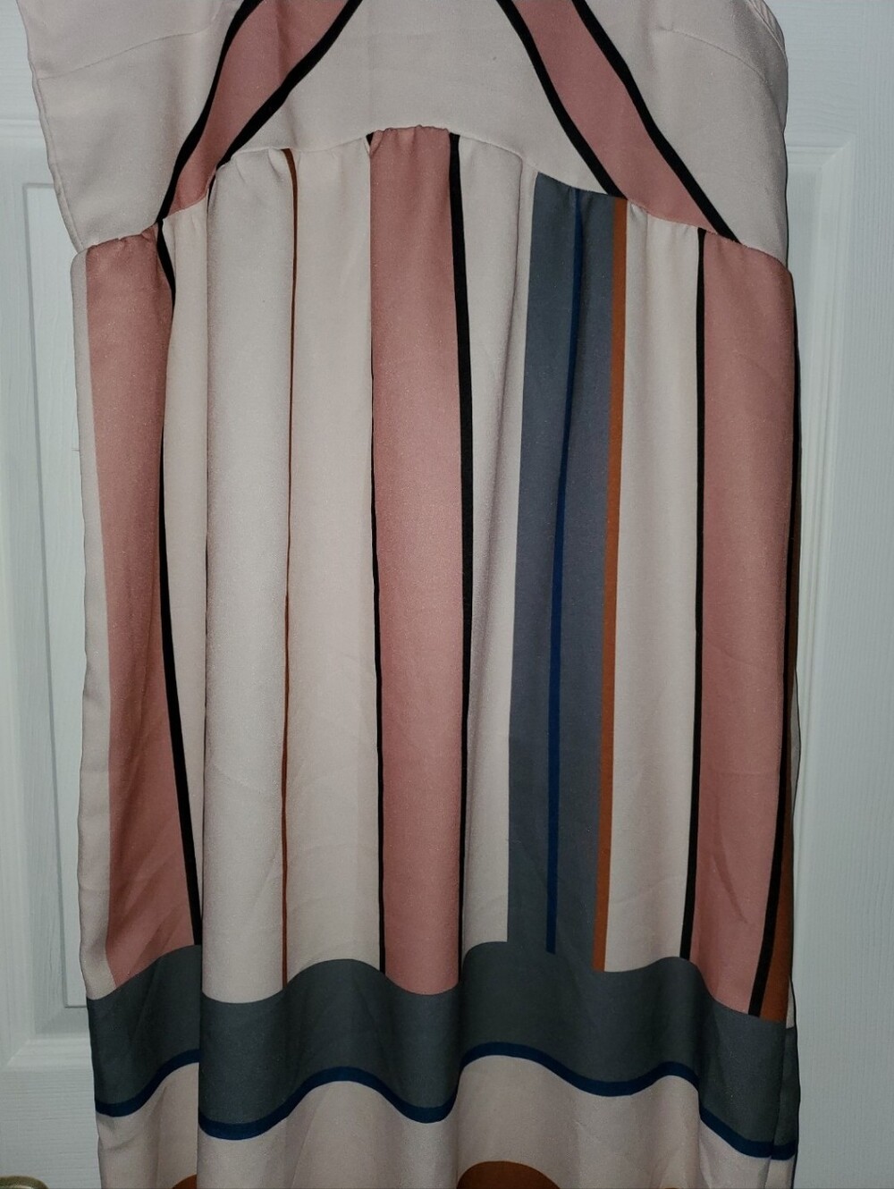 Sleeveless Striped Midi Dress - Picture 5 of 7